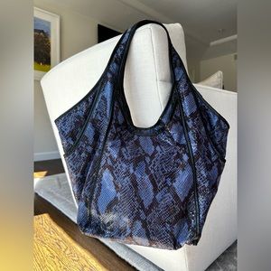 Kooba snakeskin hobo bag